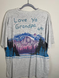 90's Yosemite San Segal AOP (Love you Grandpa on back) Shirt XL