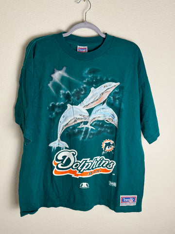 Vintage Miami Dolphins Metallic Team NFL 1997