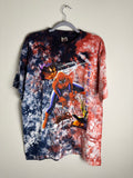 Vintage Spiderman Movie Promo Red Tie-Dye Large Shirt