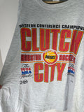 Vintage 1994 Houston Rockets "Clutch City" Tee - Western Conference Champs