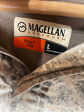 Magellan Hunt Gear Shirt Mens L Realtree Edge Camouflage Button Up Long Sleeve