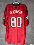 Houston Texans Jersey Andre Johnson Reebok On-Field Football Red Men’s XL