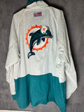 NFL Proline Miami Dolphin Starters XL Windbreaker Jacket