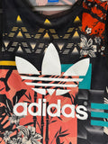 Adidas Floral Palm Fronds Soccer Tank Jersey Dress Trefoil Women's Size M