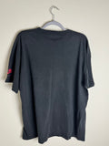 Vintage Y2K Nike Logo with Red Oval Black Tee Shirt