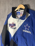 Vintage Apex one Super Bowl XXVII Champions Cowboys Windbreaker Jacket Medium