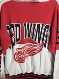 Vintage Red Wings NHL AOP Nutmeg Hoodie Medium