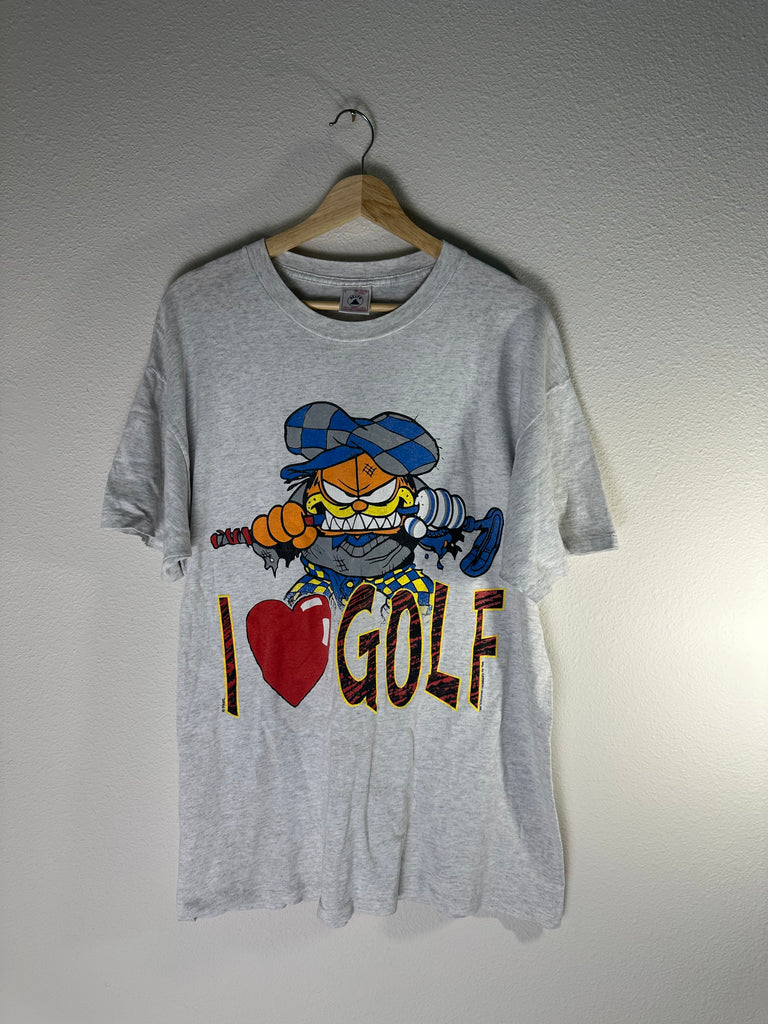 Vintage Garfield “I Love Golf” Tee - 90s Delta Tag Large