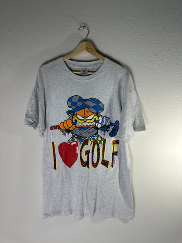 Vintage Garfield “I Love Golf” Tee - 90s Delta Tag Large