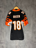 NFL Reebok AJ Green Cincinnati Bengals Black Jersey Youth Medium (12-14) Stitched