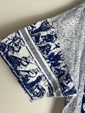 Vintage Greece Architectural AOP Shirt L