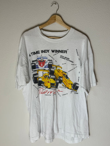 Vintage INDY 500 Rick Mears Victories Shirt XXL