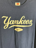 Vintage Y2K New York Yankees T Shirt XXL Gray Nike Center Check MLB
