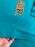 Nike Air Vintage 90's  Single Stitch Long Sleeve T-Shirt Youth XL Teal