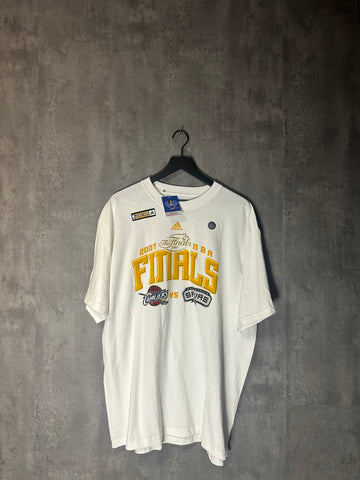 Vintage 2007 NBA Finals Tee – Spurs vs Cavaliers – Adidas Official