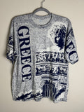Vintage Greece Architectural AOP Shirt L