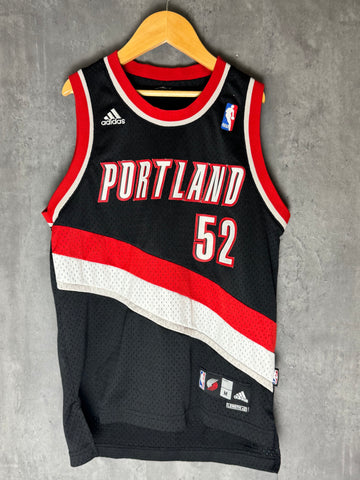 Adidas Portland Trail Blazers Jersey Greg Oden #52 Youth Medium Length +2 Black