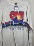 90's SM Wolf creek Colorado AOP Shirt Large