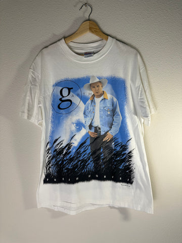 Vintage Garth Brooks "Fresh Horses" World Tour Tee - 90s Double-Sided Large