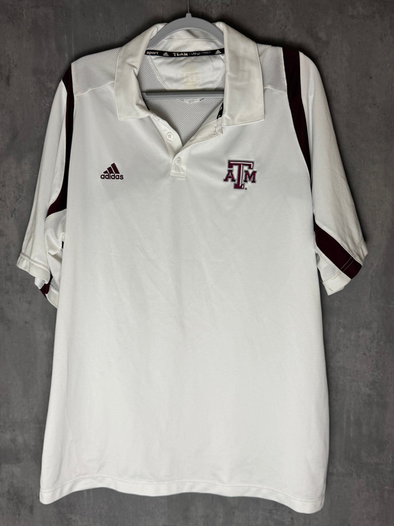 Texas A&M Adidas Polo Team Performance