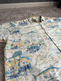 Kahala Hawaiian Islands Button Up Shirt XXXL