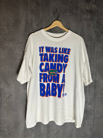 1995 Florida Gators vs. FSU Rivalry Tee – "Taking Candy From A Baby!"