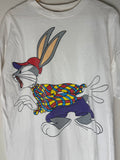Vintage Bugs Bunny 90s Hip Hop Jockey 1993 Shirt XL