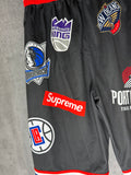 Supreme SS18 Nike NBA Teams Authentic Shorts Black Size 30 Small