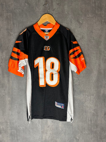 NFL Reebok AJ Green Cincinnati Bengals Black Jersey Youth Medium (12-14) Stitched