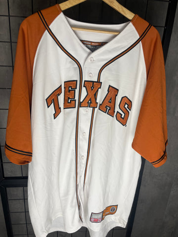 Texas Longhorn Vintage Baseball colosseum Jersey XL