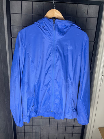 North Face Windbreaker Womens Blue Jacket