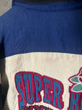 STAINED * Vintage Apex one Super Bowl XXVII Champions Cowboys Windbreaker Jacket Medium