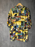 Vintage Harley Hawaiian Button Up XXL