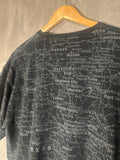 Vintage Tourist Texas Map Shirt XL