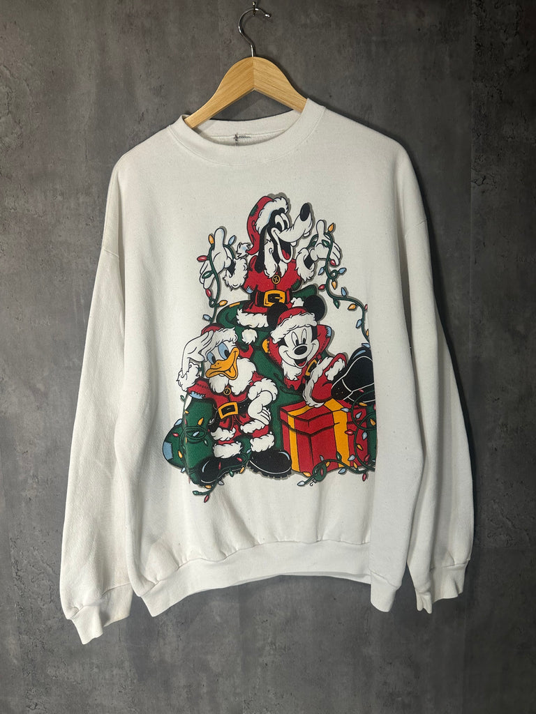 Mickey Goofy Donald Duck Christmas Sweater