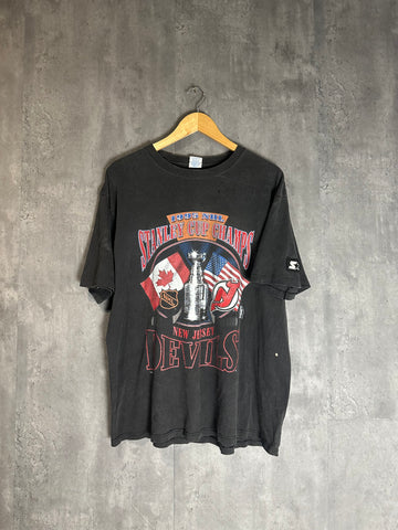 1995 New Jersey Devils Stanley Cup Champs Tee - Starter