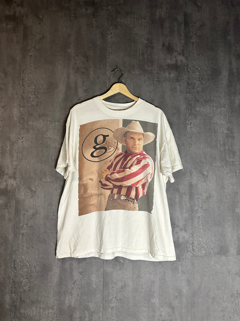 Vintage 90s Garth Brooks Tour Tee - Hanes Beefy