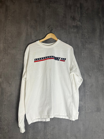 Vintage Nike "There Is No Finish Line" Long Sleeve Tee