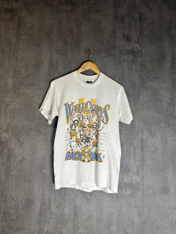 1987-88 Los Angeles Lakers Back-to-Back Champions Tee