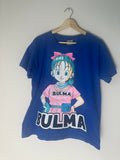 Vintage Bulma Dragon Ball Tee - Double-Sided Anime Graphic