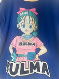 Vintage Bulma Dragon Ball Tee - Double-Sided Anime Graphic