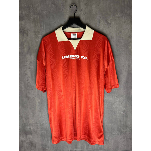 Umbro FC Men's Short Sleeve Collard Firl Whirl Football Shirt Polo