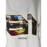 McClaren Formula 1 Team Oscar Pastri White Hoodie NWT Medium