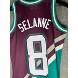 Mitchell & Ness Mighty Duck Vintage Hockey Selanne Tank Top Jersey Medium NWT