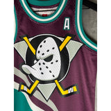 Mitchell & Ness Mighty Duck Vintage Hockey Selanne Tank Top Jersey Medium NWT