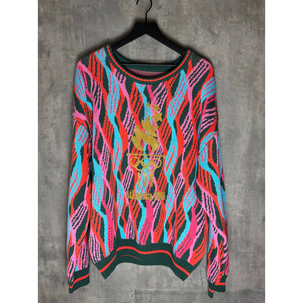 Olympics Atlanta 1996 Crewneck Coogi Style Sweater large NWT Rare